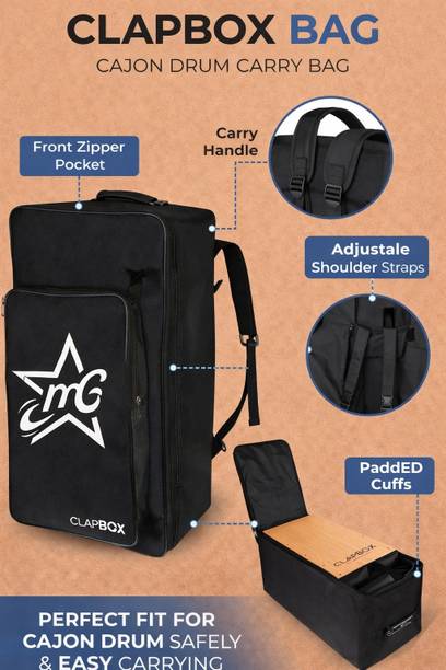music galaxy CAJON HEAVY PADDED COVER A343 Bongo Drum Bag