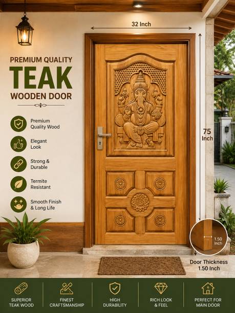 Howrah timber Premiuam Quality TEAK Wood Door Interior Door