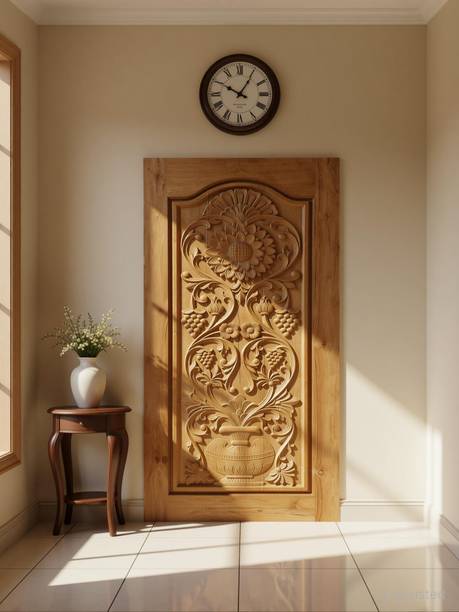 Howrah timber 1 Panel Akashmoni Wooden Door Interior Door