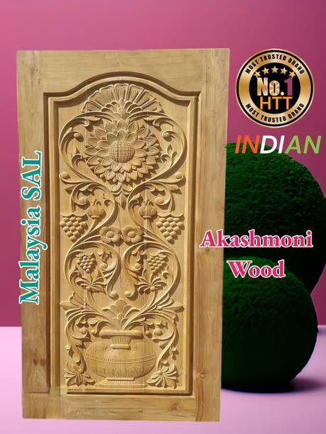 Howrah timber 1 Panel Akashmoni Wooden Door Interior Door