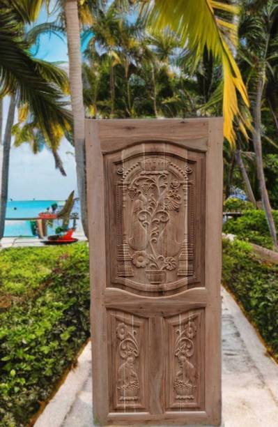 Maawooden Sal Akashmoni 1 Panel Wooden Door Interior Door