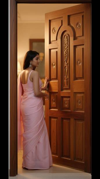 La Furniture door for home CNC Best Computer Design doors 11 Pannel Sal Wooden Door Palla Interior Door