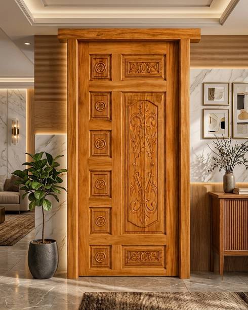 Howrah timber Best Quality Wooden Door With Fream Interior Door