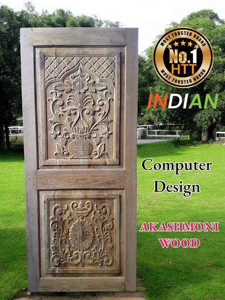 MAA BASHUMATA Akashmoni Flower Design Interior Door