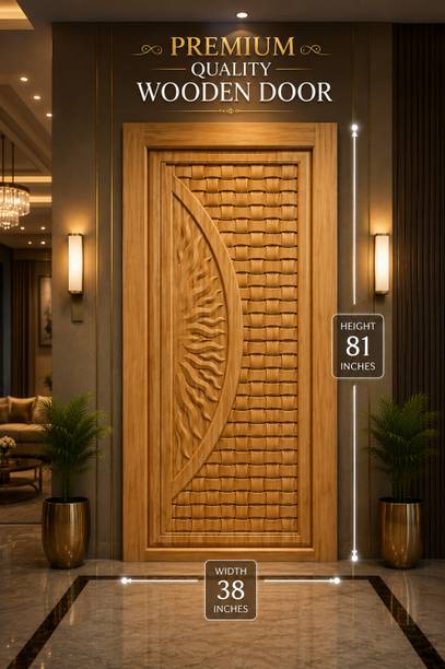 Howrah timber SUN Design 81x38x1.50 Inch Wooden Door Interior Door