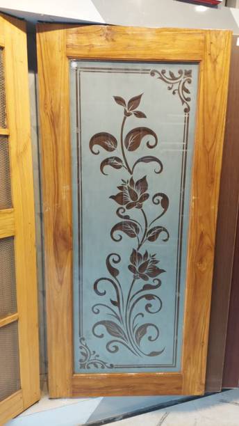 Cam wood Polish glass door Interior Door