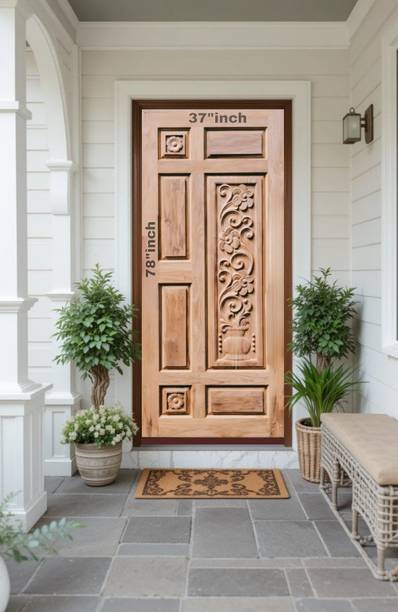 Maawooden MAHOGANY WOODN(78/37) 7 PANEL NEW DESIGN Interior Door