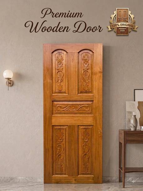 Howrah timber 5 Panel Akashmoni & Malasia Sal Stucture wooden door Interior Door
