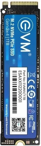 EVM NVMe (GEN 3) 1 TB Desktop, Laptop, All in One PC's Black PCIe NVMe Internal Solid State Drive (SSD) (EVMNV/1TB)