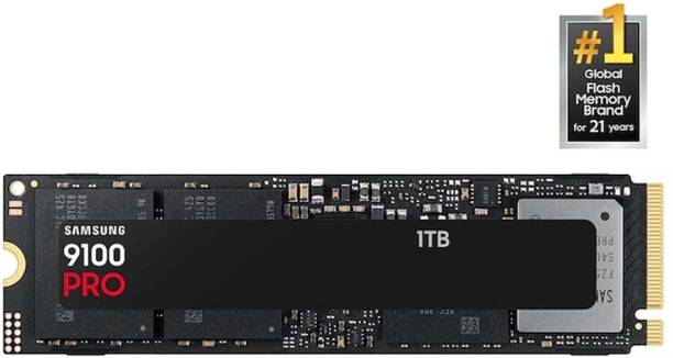 Samsung 9100 Pro 1 TB Desktop Black PCIe NVMe Internal Solid State Drive (SSD) (MZ -VAP1T0BW)