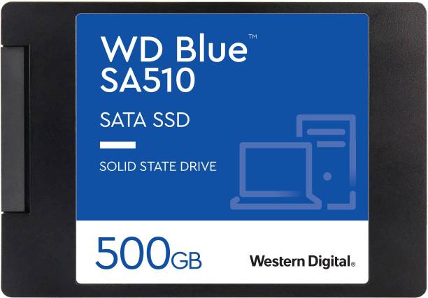 WESTERN DIGITAL WD Blue SATA 500 GB Desktop, Laptop Internal Solid State Drive (SSD) (WDS500G3B0A)