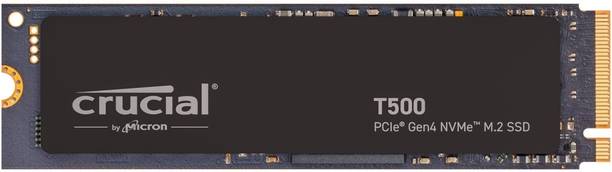 Crucial T500 500 GB Desktop, Laptop Black PCIe NVMe Internal Solid State Drive (SSD) (CT500T500SSD8)