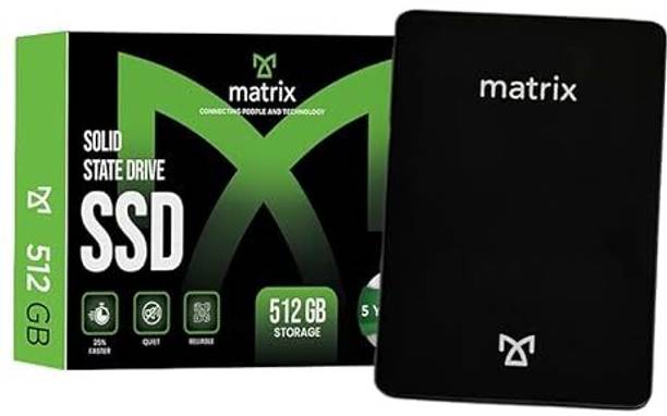 MATRIX ssd 256 GB All in One PC's, Desktop, Servers, Network Attached Storage Black SATA Internal Solid State Drive (SSD) (SATA III 256 GB All in One PC's)