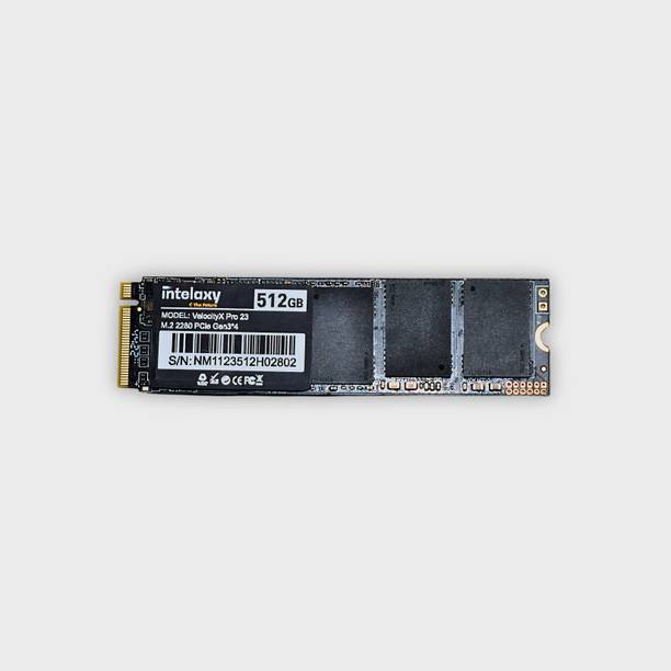 Intelaxy NVMe SSD 512 GB Laptop, Desktop Black PCIe NVMe Internal Solid State Drive (SSD) (Solid State Drive|Gen3*4|Speed Upto 1710 MB/s|Internal Data Storage Device)