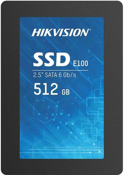 HIKVISION E100 2.5" SATA 512 GB Desktop, Laptop Black SATA Internal Solid State Drive (SSD) (E100)