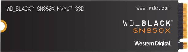WESTERN DIGITAL WD SN850X 2 TB Desktop, Laptop Black PCIe NVMe Internal Solid State Drive (SSD) (WDS200T2X0E)