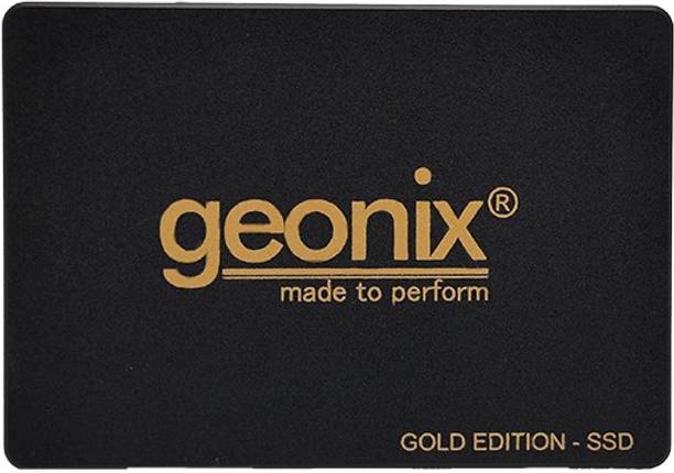GEONIX 1 128 GB Desktop, Laptop BLACK AND GOLD SATA Int...