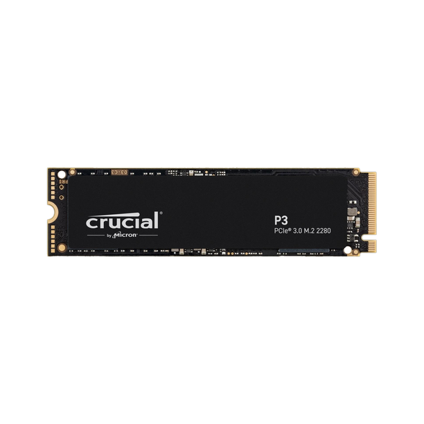 Crucial CT500P3SSD8 500 GB Desktop, Laptop Black PCIe NVMe Internal Solid State Drive (SSD) (P3 Pcie 3.0 Nvme M.2 Ssd)