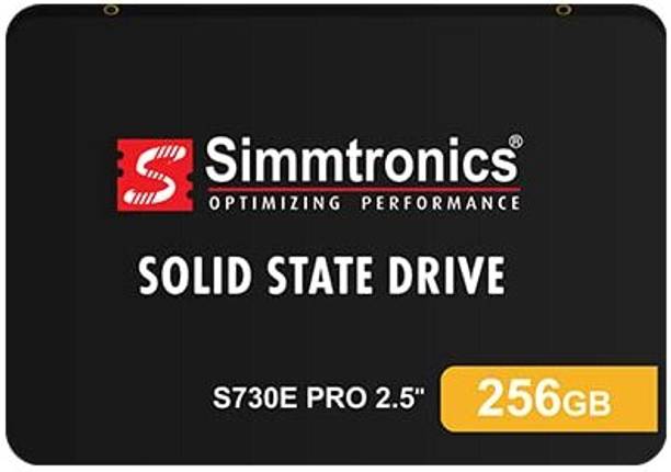 simmtronic 256 GB 2.5" SATA SSD 256 GB Laptop, Desktop, All in One PC's Black SATA III Internal Solid State Drive (SSD) (SATA-256GB-SSD)