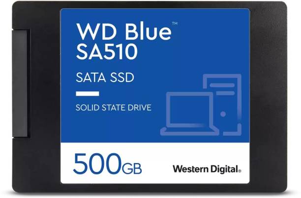WD Blue™ SA510 500 GB Desktop, Laptop Internal Solid State Drive (SSD) (500GB 2.5”/7mm SATA SSD - WDS500G3B0A)