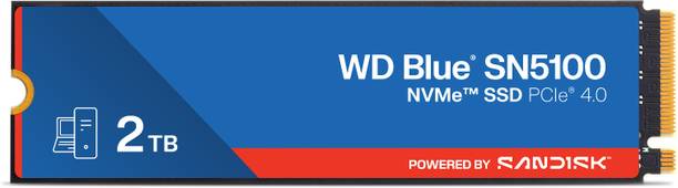 SanDisk WD SN5100 2 TB Desktop, Laptop Blue PCIe NVMe I...