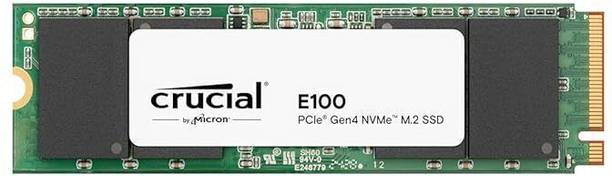Crucial E100 1 TB Desktop, Laptop Black PCIe NVMe Internal Solid State Drive (SSD) (CT1000E100SSD8)