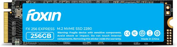 Foxin NVME 256 GB All in One PC's, Desktop, Laptop Black PCIe NVMe Internal Solid State Drive (SSD) (FX 256 NVME)