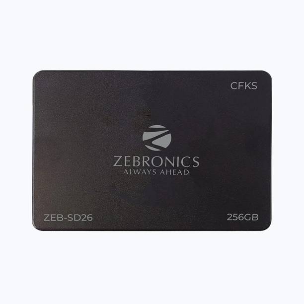 ZEBRONICS NA 256 GB All in One PC's Black SATA Internal Solid State Drive (SSD) (Zeb SD26 SSD 256GB Smart Internal Solid State Drive)