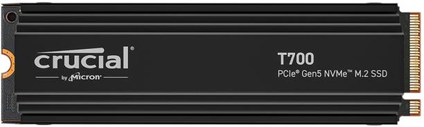 Crucial T700 4 TB Desktop, Laptop Black PCIe NVMe Inter...