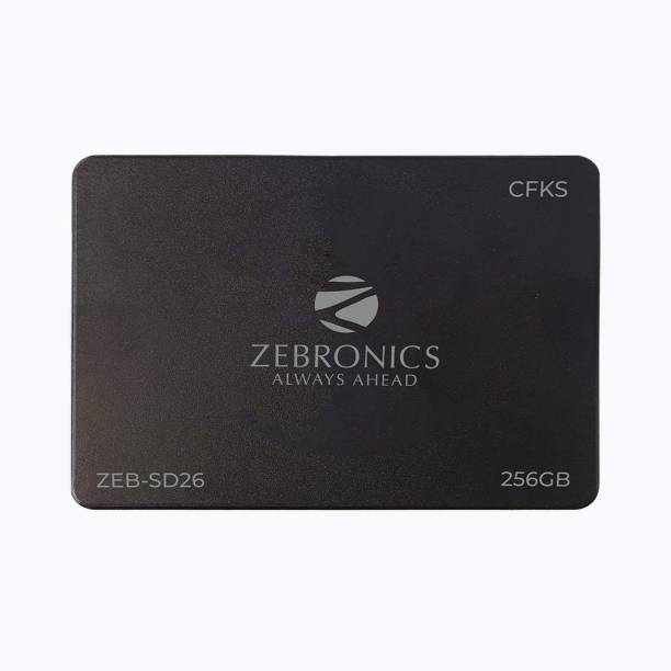 ZEBRONICS 2.5 SATA SSD 256 GB Laptop, Desktop, All in One PC's Internal Solid State Drive (SSD) (ZEB-SD26)