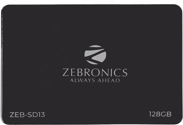 ZEBRONICS Smart 128 GB Desktop, Laptop, All in One PC's Black SATA Internal Solid State Drive (SSD) (ZEB-SD13)