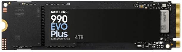 Samsung 990 EVO Plus 4 TB Desktop Black PCIe NVMe Internal Solid State Drive (SSD) (MZ -V9S4T0BW)