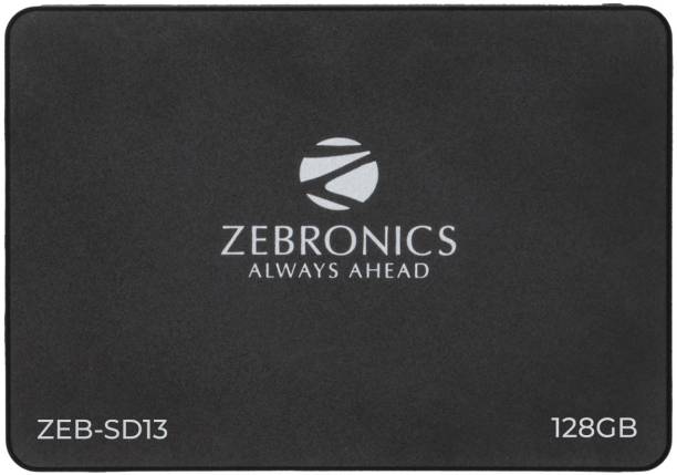 ZEBRONICS ZEB SD13 128 GB Desktop, Laptop Internal Solid State Drive (SSD) (ZEB SD13 128GB SSD,Ultra Low Power Consumption, S.M.A.R.T. Thermal Management)