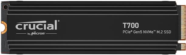 Crucial T700 1 TB Desktop, Laptop Black PCIe NVMe Inter...