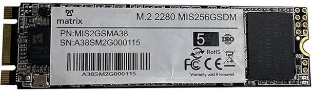 MATRIX M.2 SOLID STATE DRIVE 256 GB Desktop, Laptop Black M.2 Internal Solid State Drive (SSD) (XS00M00256)