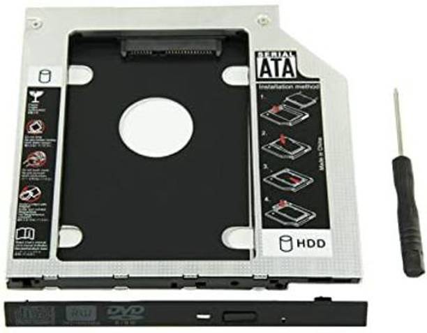 WEFLY SATA 2nd 2.5-inch Hard Drive Caddy for 12.7mm Universal CD/DVD-ROM Hard Drive Enclosure Internal Optical Drive