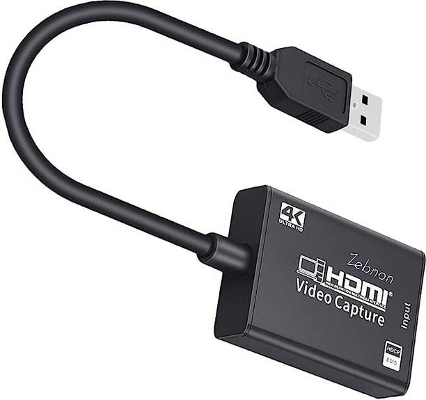 RuhZa HDMI Capture Card, 4K HD Video Capture Card, Live Streaming and Record USB Internal Optical Drive