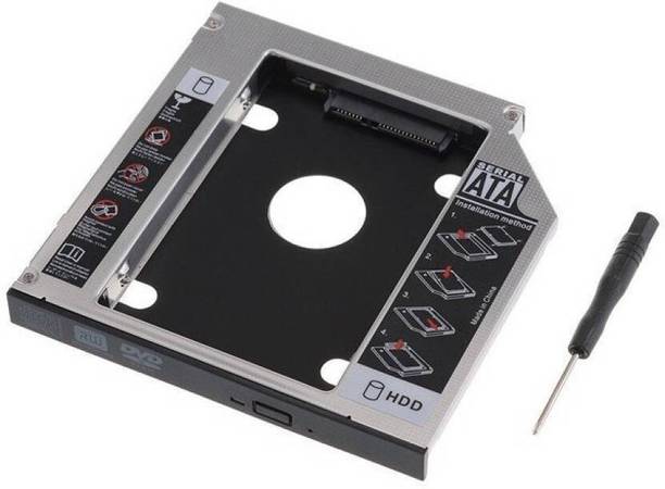 GoodsBazaar 9.5mm for Laptop Caddy for ssd and HDD, Optical Bay 2nd Hard Drive Caddy, Caddy Laptop, Notebook Hard Drive 2nd Caddy Internal Optical Drive