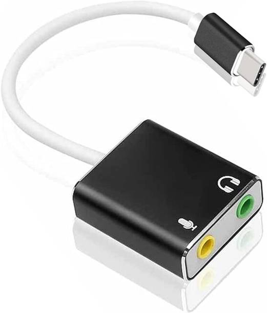 IMAGINEA External Sound Card, Type C Sound Card Stereo Audio Adapter 3.5mm type c Internal Sound Card