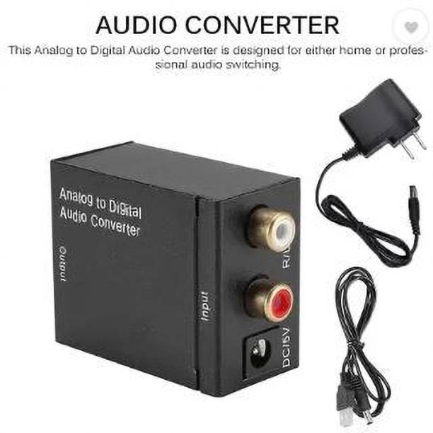 TECHGEAR Optical Coax RCA Toslink Audio Sound Adapter Adaptor for TV for Xbox Toslink Audio Sound Adapter Internal Sound Card