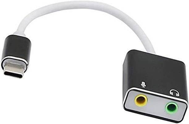 shivrahm enterprises USB C External Sound Card,7.1 CH Audio Card Adapter,Type C External Stereo type c Internal Sound Card