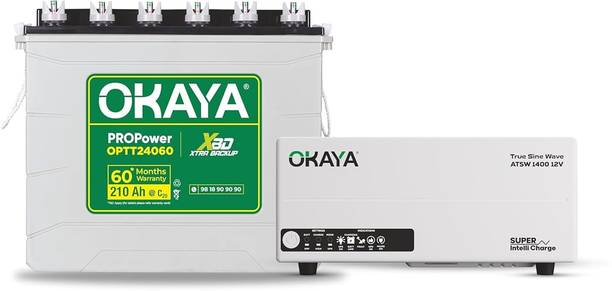 OKAYA 60 Months Warranty Tubular Inverter Battery