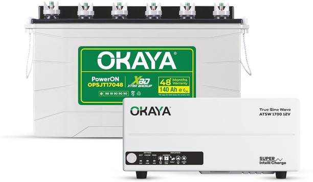 OKAYA 48 Months Warranty Tubular Inverter Battery