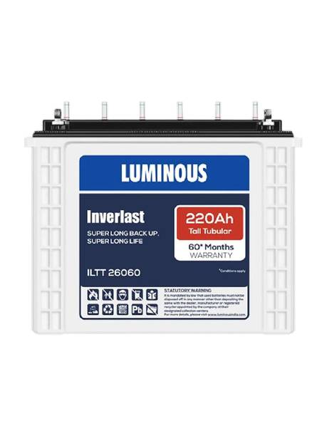 LUMINOUS 60 Months Warranty Tubular Inverter Battery