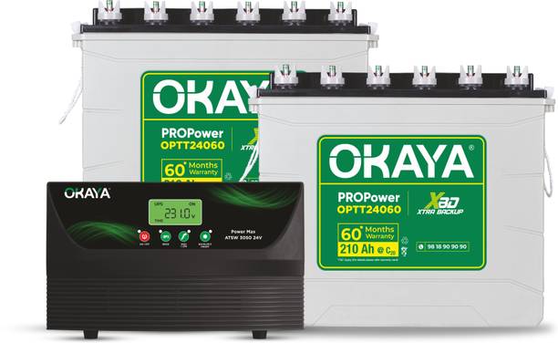 OKAYA 60 Months Warranty Tubular Inverter Battery