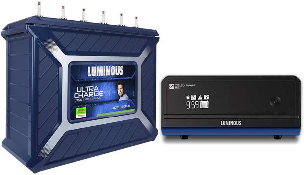 LUMINOUS Zelio Smart 1100 with UCTT 18066 Tubular Inverter Battery