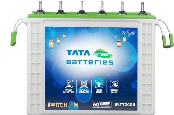 Tata 60 Months Warranty Tubular Inverter Battery (200 Ah, INTT24