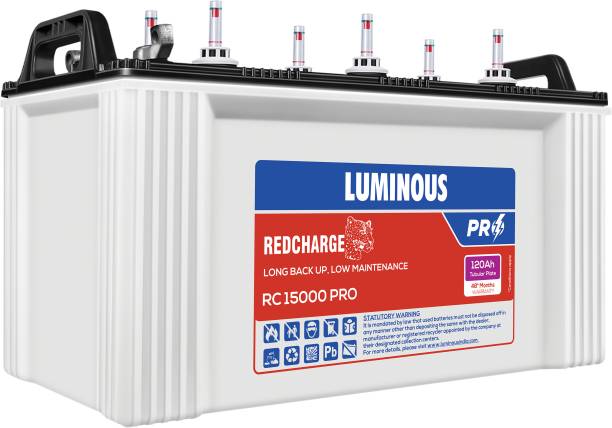 LUMINOUS RC15000PRO Tubular Inverter Battery