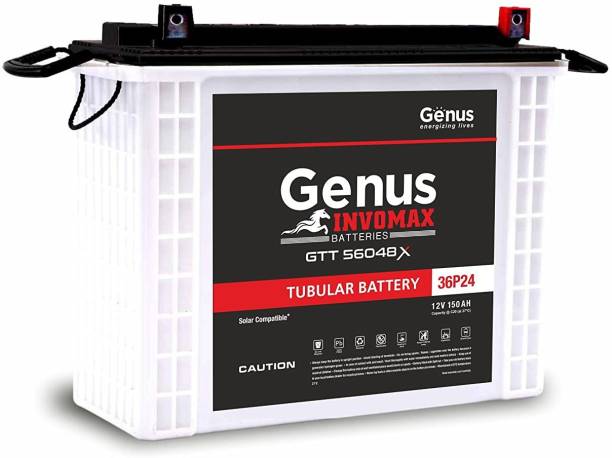 Genus Invomax GTT56048X 150 Ah Tall Tubular Inverter Battery