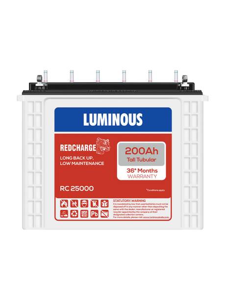 LUMINOUS 36 Months Warranty Tubular Inverter Battery